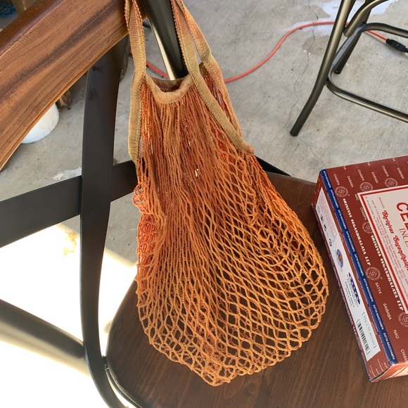 ✨HAND DYED NET STRING FRENCH MARKET BAG✨ - Picture 6 of 6